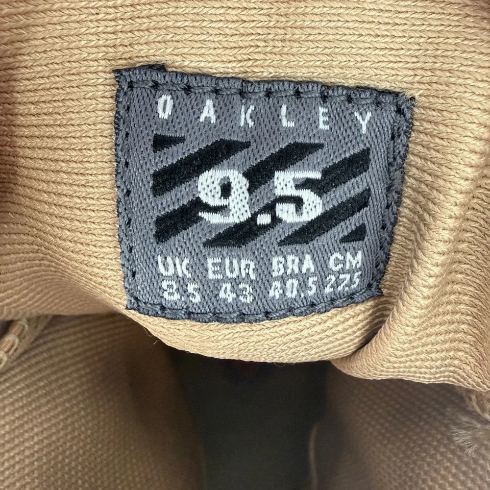 Oakley SI Assault 6 Coyote Tan Tactical Military Boots Mens 9.5 Vibram Suede